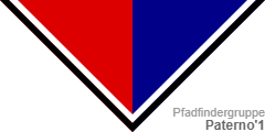Pfadfinder-Halstuch (engl.: scout neckerchief /neckie, ital.: fazzolettone/fazzoletto scout, schwed.: Scouternas halsduk):  Paterno1 