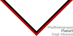 Pfadfinder-Halstuch (engl.: scout neckerchief /neckie, ital.: fazzolettone/fazzoletto scout, schwed.: Scouternas halsduk):  Piana1 