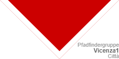 Pfadfinder-Halstuch (engl.: scout neckerchief /neckie, ital.: fazzolettone/fazzoletto scout, schwed.: Scouternas halsduk):  Vicenza1 
