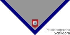 Pfadfinder-Halstuch (engl.: scout neckerchief /neckie, ital.: fazzolettone/fazzoletto scout, schwed.: Scouternas halsduk):  Schildorn 