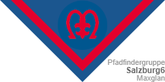 Pfadfinder-Halstuch (engl.: scout neckerchief /neckie, ital.: fazzolettone/fazzoletto scout, schwed.: Scouternas halsduk):  Salzburg6 