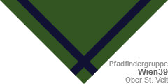 Pfadfinder-Halstuch (engl.: scout neckerchief /neckie, ital.: fazzolettone/fazzoletto scout, schwed.: Scouternas halsduk):  Wien39 